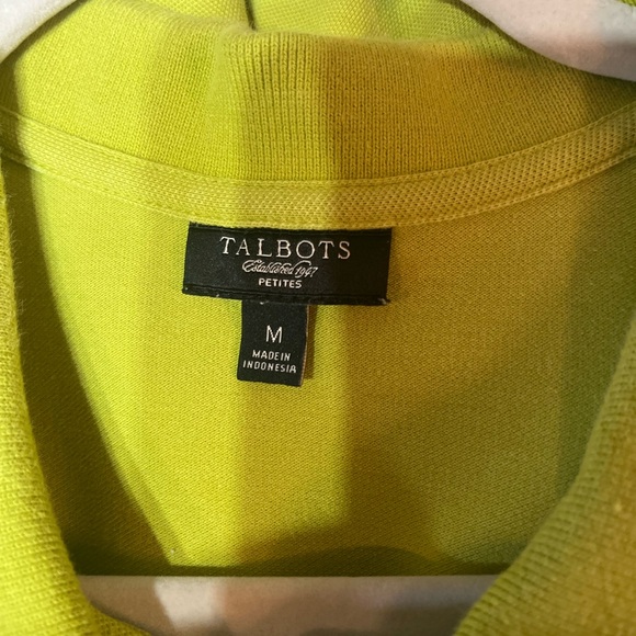 Talbots size Medium lime green Summer dress - Picture 6 of 7